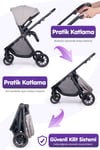 Prego Venüs Premium Çift Yönlü Bebek Arabası Bej