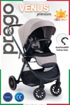 Prego Venüs Premium Çift Yönlü Bebek Arabası Bej
