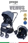 Prego Venüs Premium Travel Sistem Bebek Arabası Gri 2029