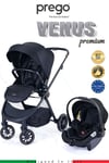 Prego Venüs Premium Travel Sistem Bebek Arabası Siyah 2029
