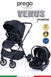 Prego Venüs Premium Travel Sistem Bebek Arabası Siyah 2029