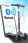Prego Veyron  Bluetoothlu Müzikli Işıklı Çocuk Scooter Gri K-660