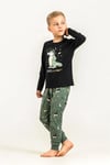 RolyPoly Erkek Çocuk Baskılı Pijama Takımı Siyah RP3862-3