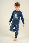 RolyPoly Erkek Çocuk Baskılı Pijama Takımı Lacivert RP3862-3