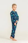 RolyPoly Erkek Çocuk Baskılı Pijama Takımı Lacivert RP3887-3