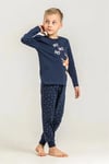 RolyPoly Erkek Çocuk Baskılı Pijama Takımı Lacivert  RP3935-3