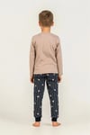 RolyPoly Erkek Çocuk Baskılı Pijama Takımı Bej RP3870-3