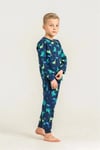 RolyPoly Erkek Çocuk Baskılı Pijama Takımı Lacivert RP3887-3