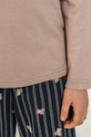 RolyPoly Erkek Çocuk Baskılı Pijama Takımı Bej RP3870-3