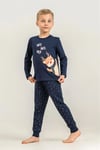 RolyPoly Erkek Çocuk Baskılı Pijama Takımı Lacivert  RP3935-3