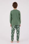 RolyPoly Erkek Çocuk Baskılı Pijama Takımı Yeşil RP3680-2