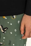 RolyPoly Erkek Çocuk Baskılı Pijama Takımı Siyah RP3862-3