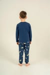 RolyPoly Erkek Çocuk Baskılı Pijama Takımı Lacivert RP3862-3