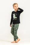 RolyPoly Erkek Çocuk Baskılı Pijama Takımı Siyah RP3862-3