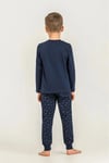 RolyPoly Erkek Çocuk Baskılı Pijama Takımı Lacivert  RP3935-3