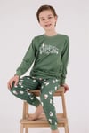 RolyPoly Erkek Çocuk Baskılı Pijama Takımı Yeşil RP3680-2