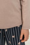 RolyPoly Erkek Çocuk Baskılı Pijama Takımı Bej RP3870-3