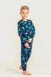 RolyPoly Erkek Çocuk Baskılı Pijama Takımı Lacivert RP3887-3