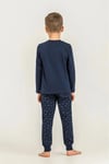 RolyPoly Erkek Çocuk Baskılı Pijama Takımı Lacivert  RP3935-3