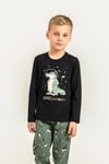 RolyPoly Erkek Çocuk Baskılı Pijama Takımı Siyah RP3862-3