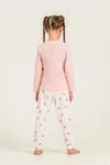 RolyPoly Kız Çocuk Baskılı Pijama Takımı Pembe RP3911-3