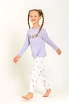 RolyPoly Kız Çocuk Baskılı Pijama Takımı Lila RP3912-3