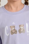 RolyPoly Kız Çocuk Baskılı Pijama Takımı Lila RP3912-3
