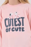 Rolypoly Kız Çocuk Regular Baskılı Pijama Takımı Pembe RP3708-2