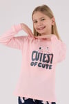 Rolypoly Kız Çocuk Regular Baskılı Pijama Takımı Pembe RP3708-2