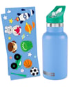 Skip Hop Spark Style Paslanmaz Çelik Stickerlı Suluk Mavi 9Q361010