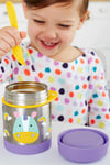 Skip Hop Zoo Beslenme Seti Unicorn Pipetli Suluk - Çerez Kabı - Çelik Termos