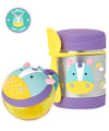 Skip Hop Zoo Paslanmaz Çelik Termos - Çerez Kabı Unicorn Set