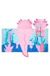Stephen Joseph Kız Çocuk Plaj Havlusu Axolotl Pembe SJ100483