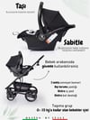 Sunny Baby 9023 İcon Travel Sistem Bebek Arabası Siyah 