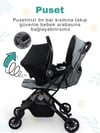 Sunny Baby Viper Kabin Boy Travel Sistem Bebek Arabası Gri 9004