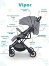 Sunny Baby Viper Kabin Boy Travel Sistem Bebek Arabası Gri 9004