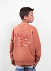 The Boston Kids Erkek Çocuk Baskılı Sweatshirt Tarçın 6423