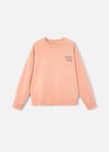 The Boston Kids Erkek Çocuk Baskılı Sweatshirt Somon 6421