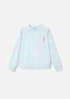 The Boston Kids Erkek Çocuk Baskılı Sweatshirt Mavi 6420