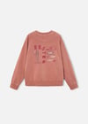 The Boston Kids Erkek Çocuk Baskılı Sweatshirt Tarçın 6423