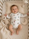 Tiffany Baby Bebek Breakfast Theme Uzun Kol Zıbın Ekru 35011
