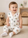 Tiffany Baby Bebek Breakfast Theme Yelek Ekru 35005