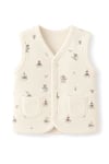 Tiffany Baby Bebek Krooboy Organik Theme Yelek Krem 14005