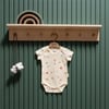 Tiffany Baby Bebek Organik Space Theme Yarım Kol Badi Ekru 44008