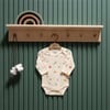Tiffany Baby Bebek Organik Space Theme Uzun Kol Badi Ekru 44011