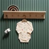 Tiffany Baby Bebek Organik Space Theme Uzun Kol Badi Ekru 44011
