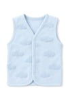 Tiffany Baby Bebek Puffy Cloudy Theme Yelek Mavi 29005