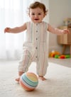 Tiffany Baby Bebek Rainbow Theme Müslin Atlet Tulum 62023