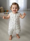 Tiffany Baby Bebek Spring Theme Müslin Tulum Yeşil 57023