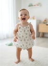 Tiffany Baby Bebek Spring Theme Müslin Salopet Tulum Yeşil 57003